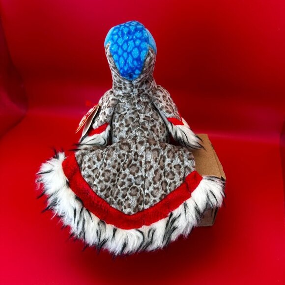 TY 2000 BEANIE BABY - "LURKEY" THE TURKEY PLUSH STUFFED ANIMAL TOY, NEW, 5 INCH - Picture 5 of 8